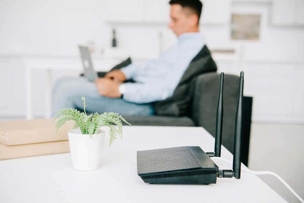 A Router in the Office.