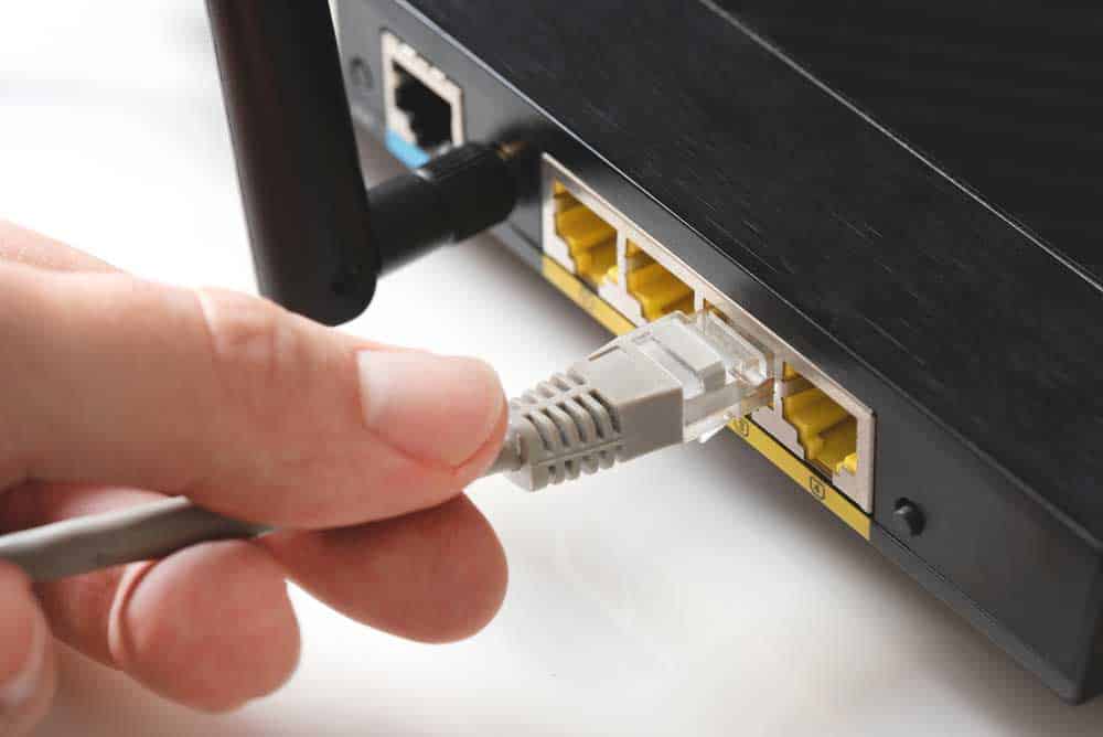 Connecting via router ethernet port