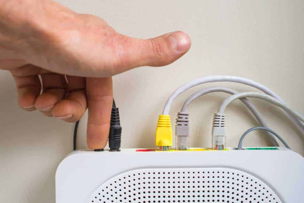Router factory reset