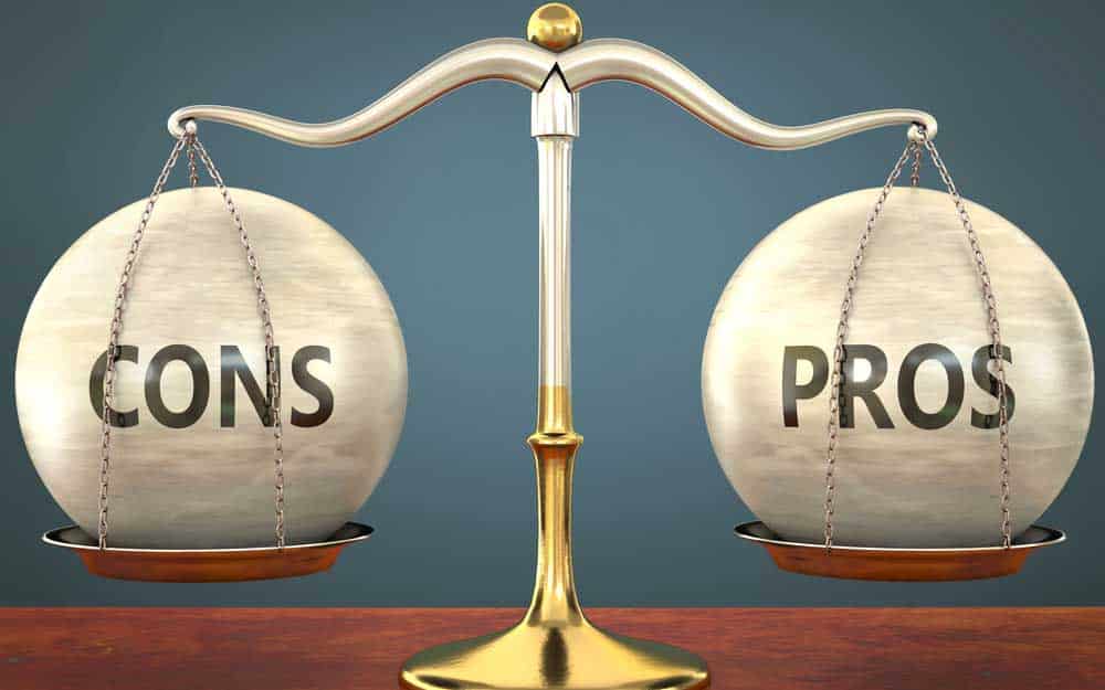 Pros and cons Metaphor
