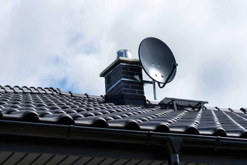 Dish on Chimney