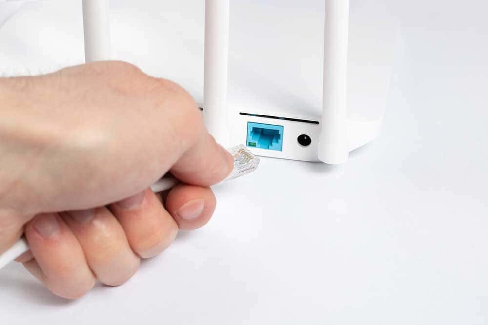 Connecting a router