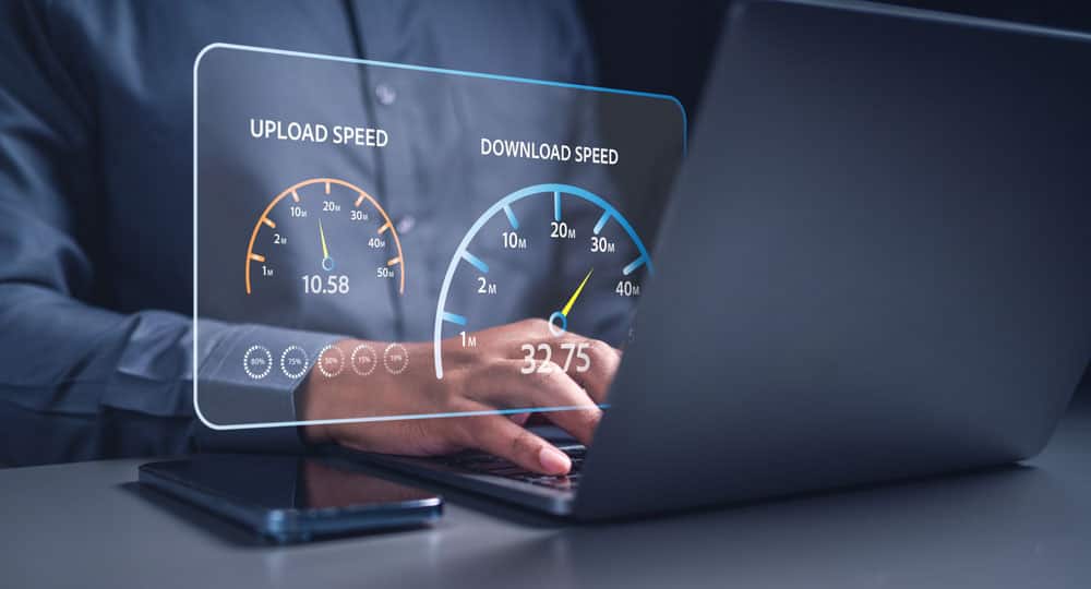Internet speed concept