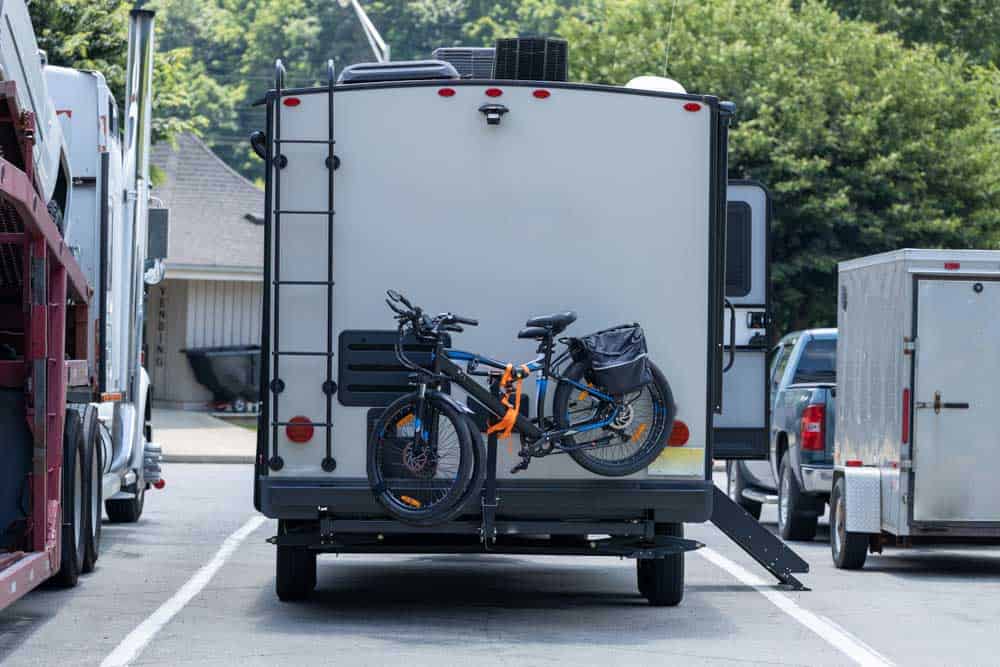 A Camping Truck in Motion.