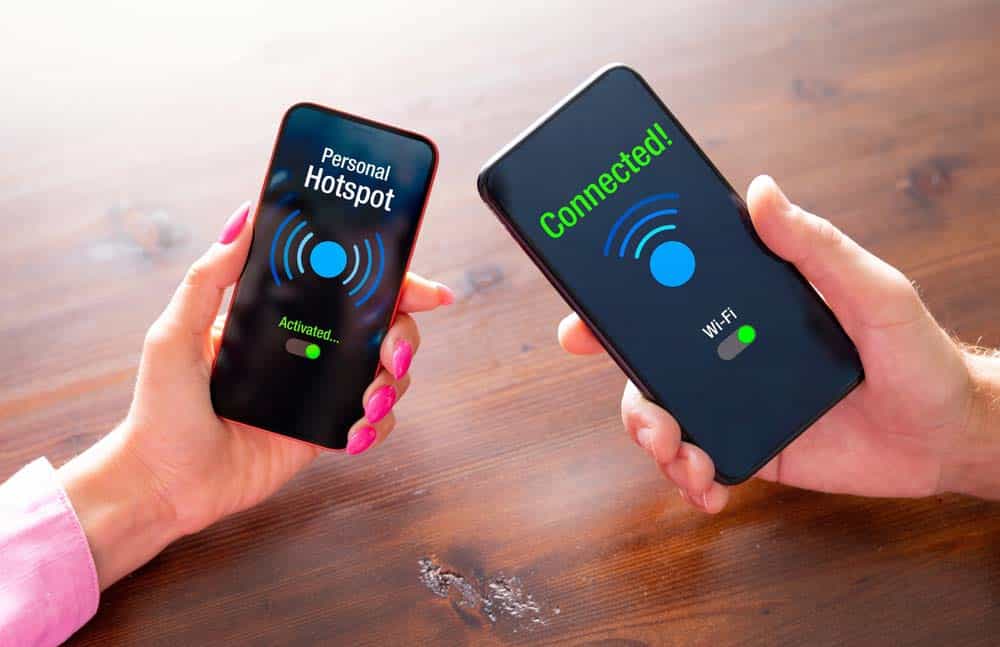 Mobile Hotspot Concept.