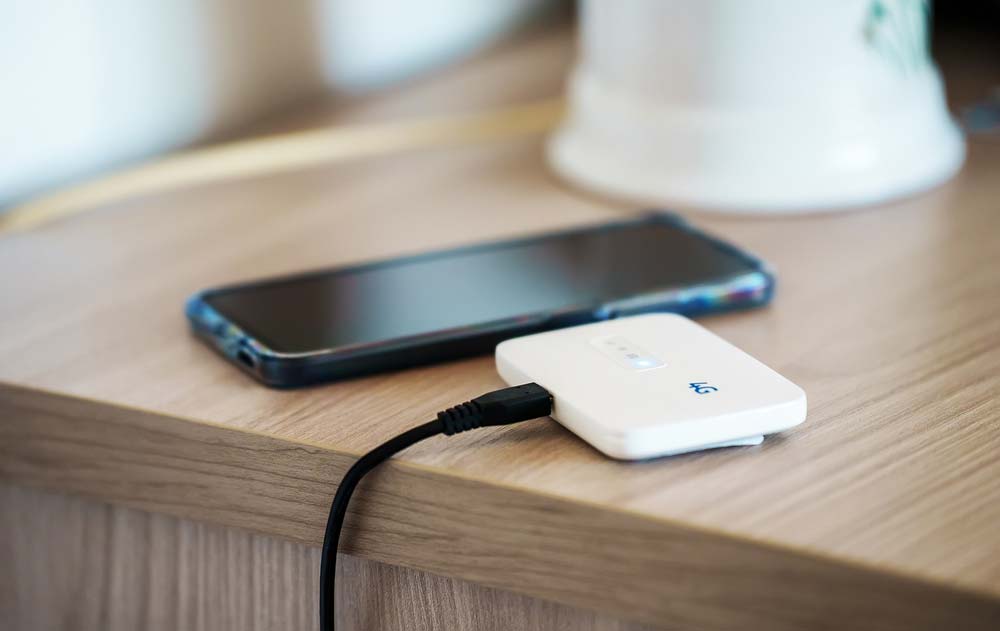 A 4G WiFi Modem.