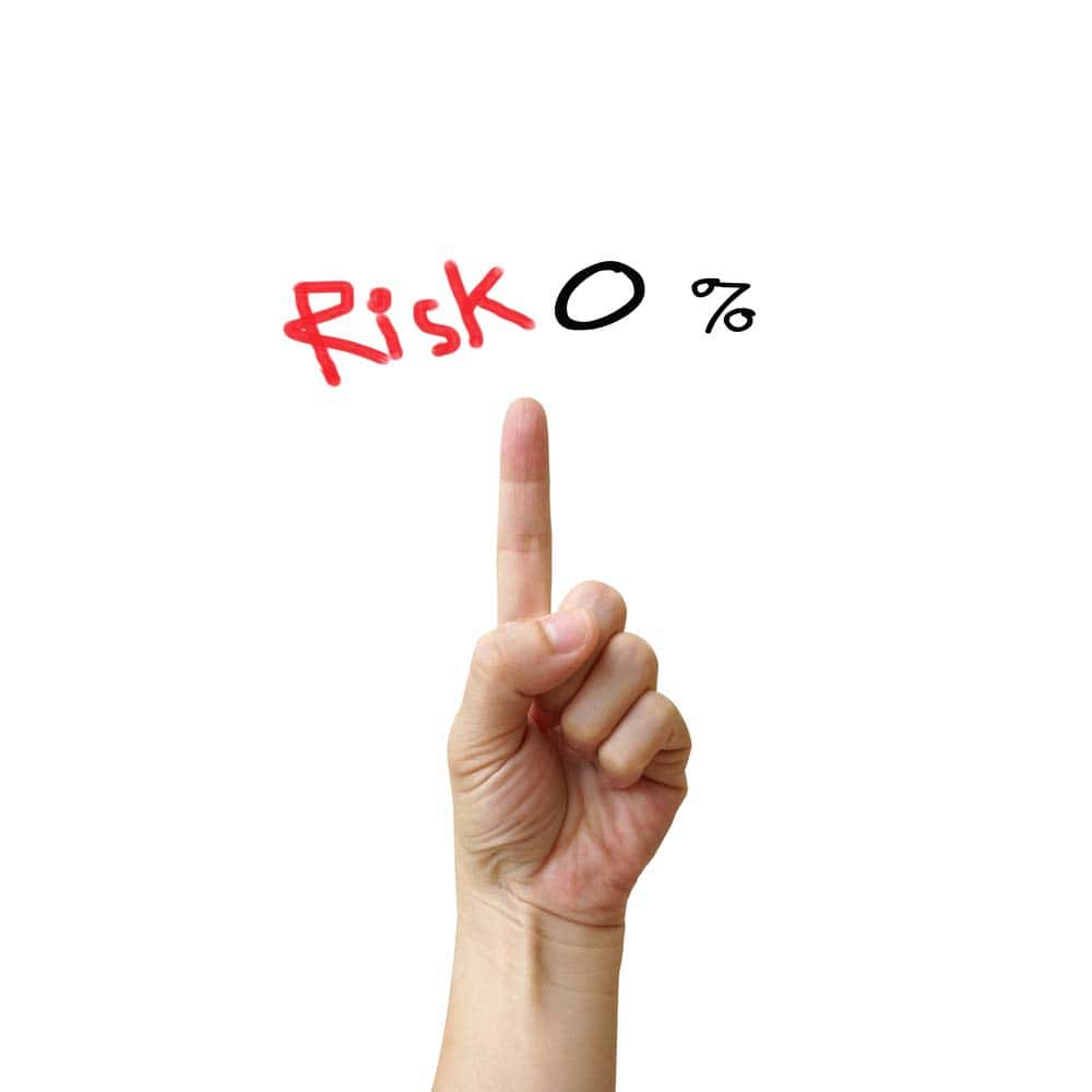 Zero Risk Icon.