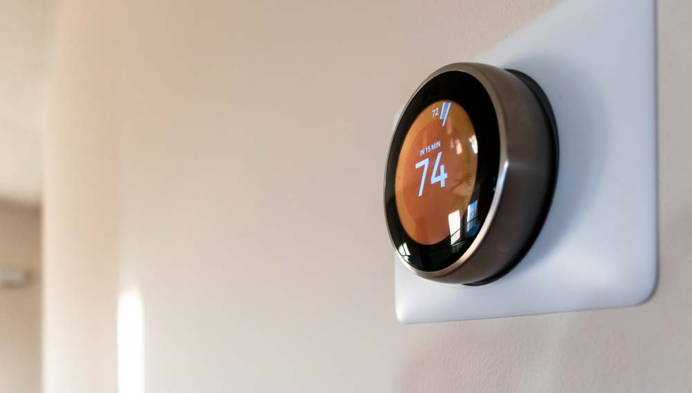 A smart thermostat